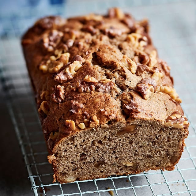 BANANA WALNUT BREAD - VEGAN.