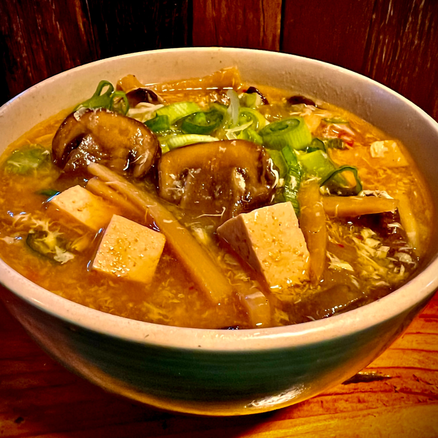 HOT & SOUR SOUP.