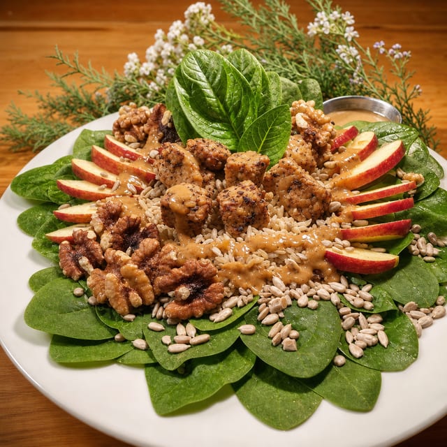 Crunchy Vegan Salad.