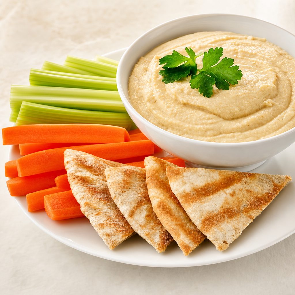 Veggie & Hummus.