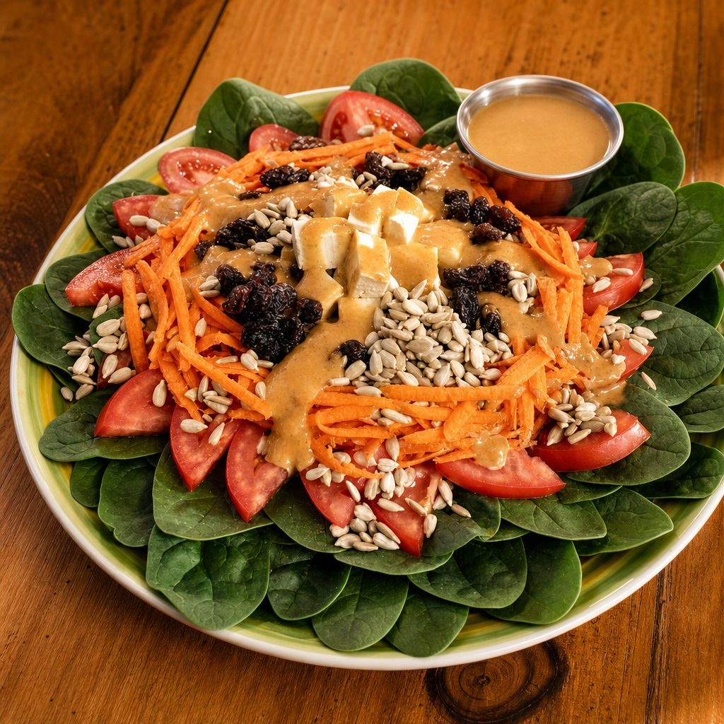 Tofu Seed Salad.